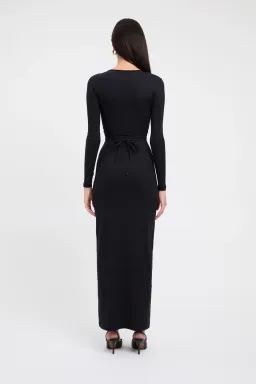 Kookai Sereya Maxi Dress Black Size 6 for rent on The Volte - image 4