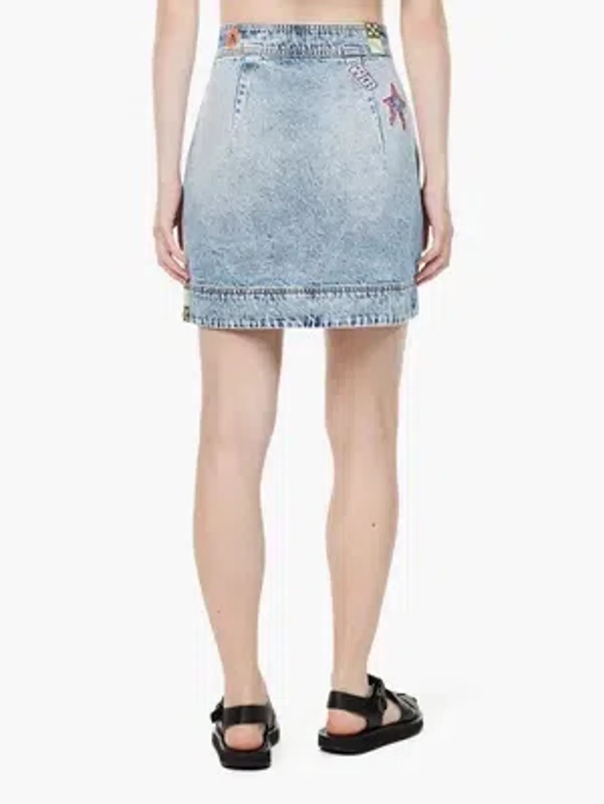 Alemais Jackpot Denim Jacket Size AU 8 and Mini Skirt Size AU 10 Blue - Image 12