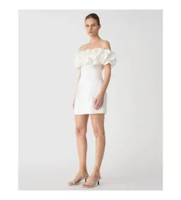 Misha Amara Mini Dress Ivory Size 8 for rent on The Volte - image 3