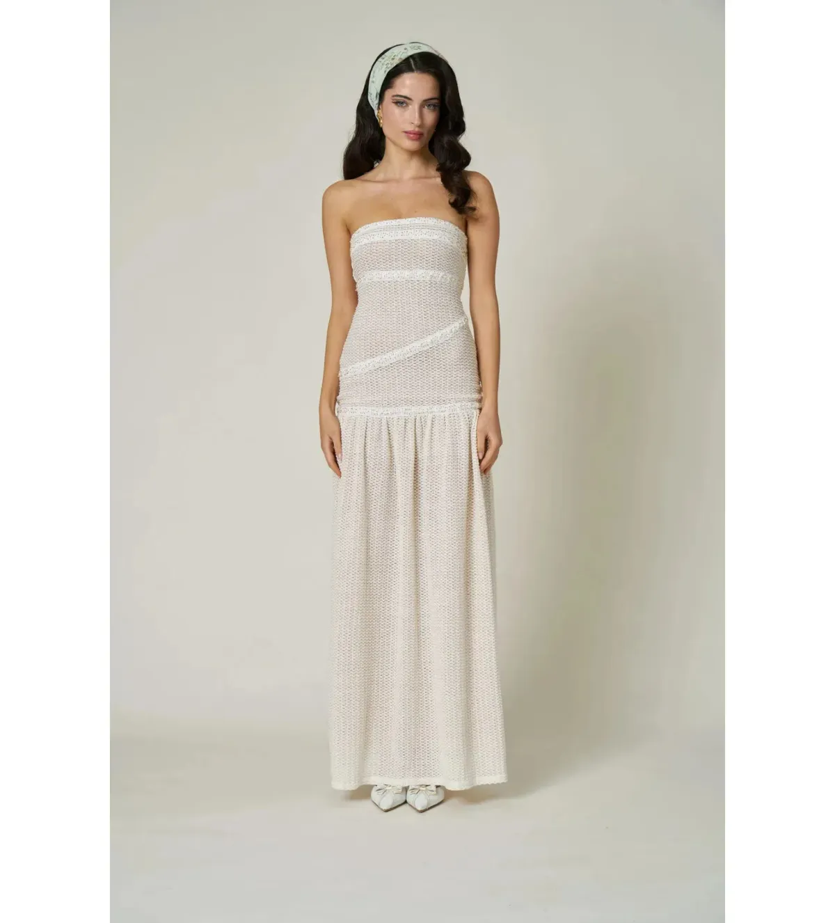 Fait Par Poutch Colette Dress White Size S / AU 8 - Image 1