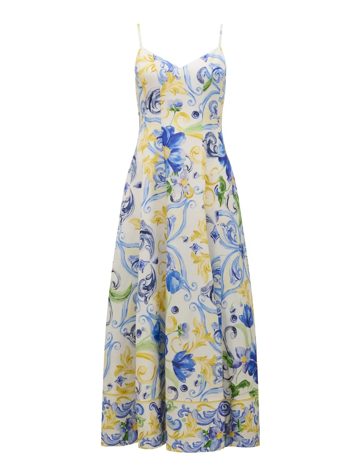 Forever New Chiara Printed Midi Dress Capri Tile Size 12 - Image 6