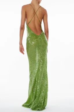 Rat & Boa Gaia Dress Green Size M / AU 10 for rent on The Volte - image 3