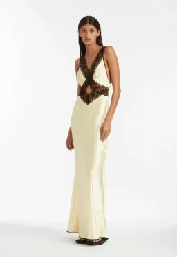 Sir The Label Aries Gown in Lemon Cream Size 3 AU 12 for rent on The Volte - image 3