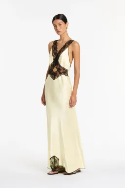Sir The Label Aries Gown in Lemon Cream Size 3 AU 12 for rent on The Volte - image 1