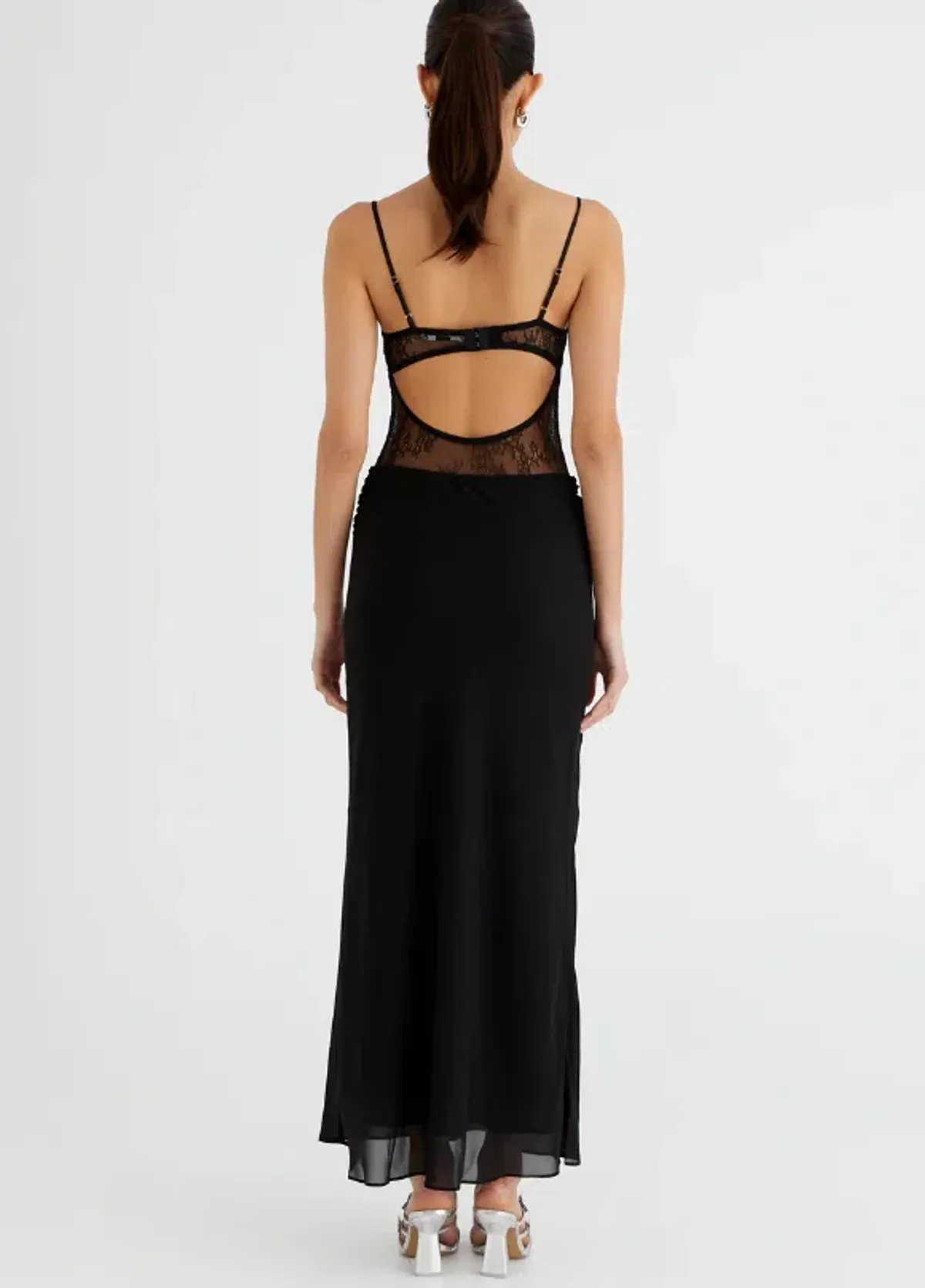 Benni Gabriel Maxi Dress Black Size 6 - Image 3