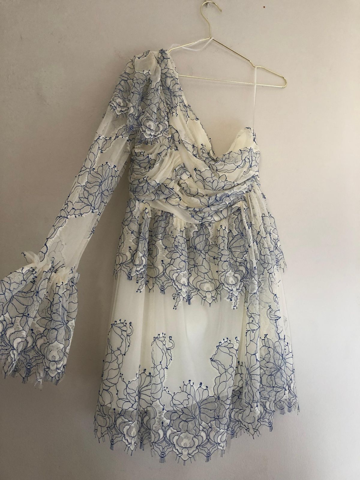 Alice McCall isn’t she lovely cream and cobalt size 12 dress - Image 3