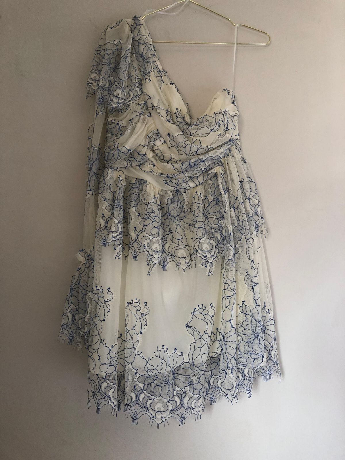 Alice McCall isn’t she lovely cream and cobalt size 12 dress - Image 6