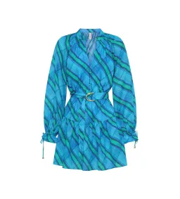 Kivari Oceana Mini Dress Blue Size AU 8 for rent on The Volte - image 4