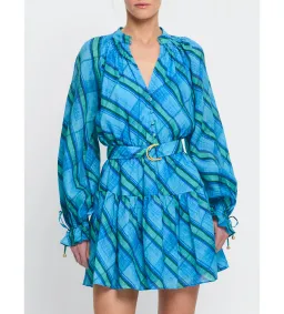 Kivari Oceana Mini Dress Blue Size AU 8 for rent on The Volte - image 2