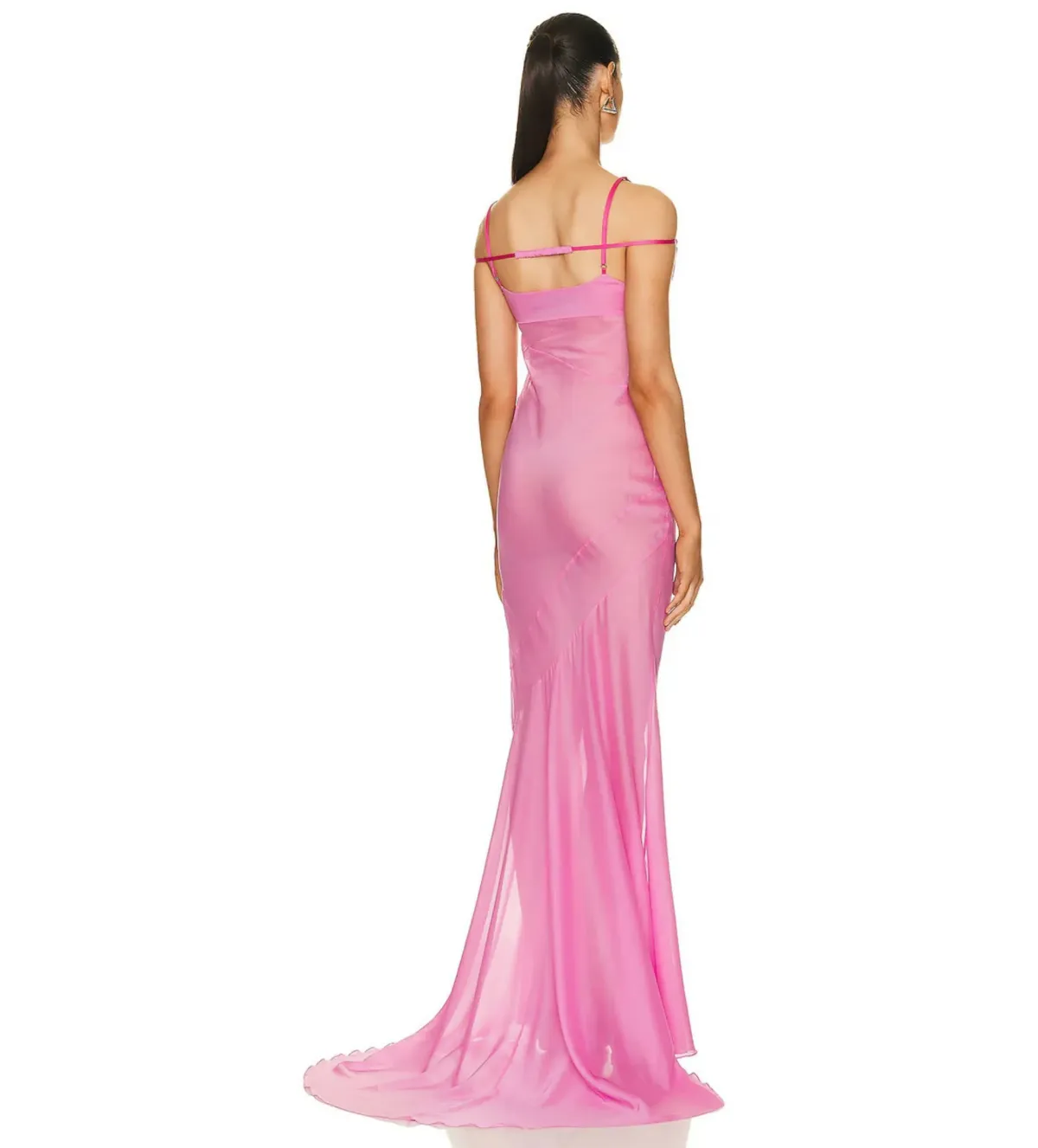 Jacquemus La Robe Draggiu Pink Size 38 / AU 10 - Image 2