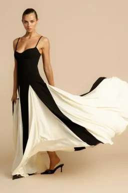Arcina Ori Paloma Dress Black/White Size AU 6 for rent on The Volte - image 3