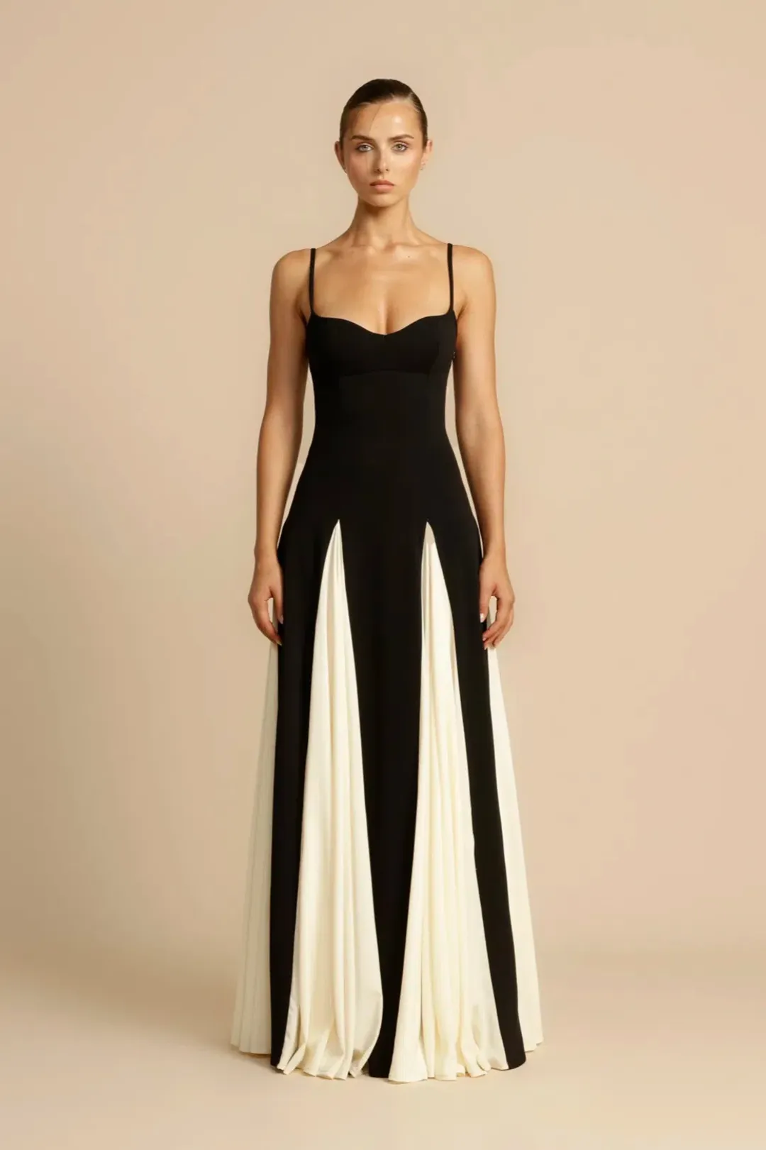 Arcina Ori Paloma Dress Black/White Size AU 6 for rent on The Volte - main image