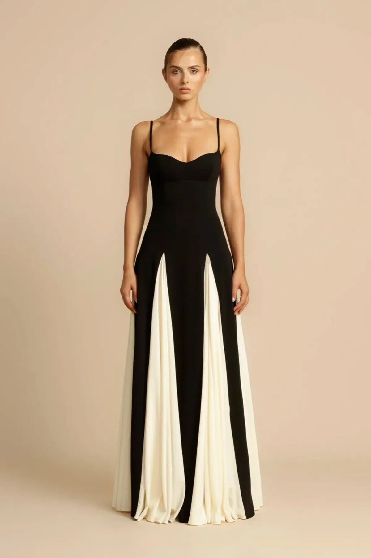Arcina Ori Paloma Dress Black/White Size AU 6 for rent on The Volte - main image