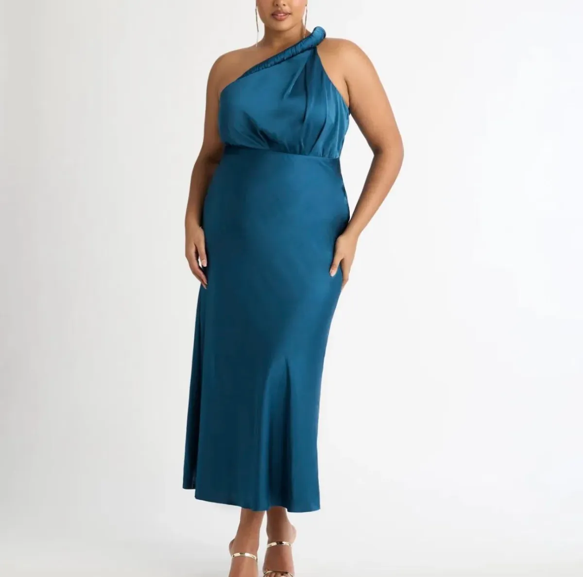 Sheike Naomi Maxi Dress in Blue Size AU 14 for rent on The Volte - main image