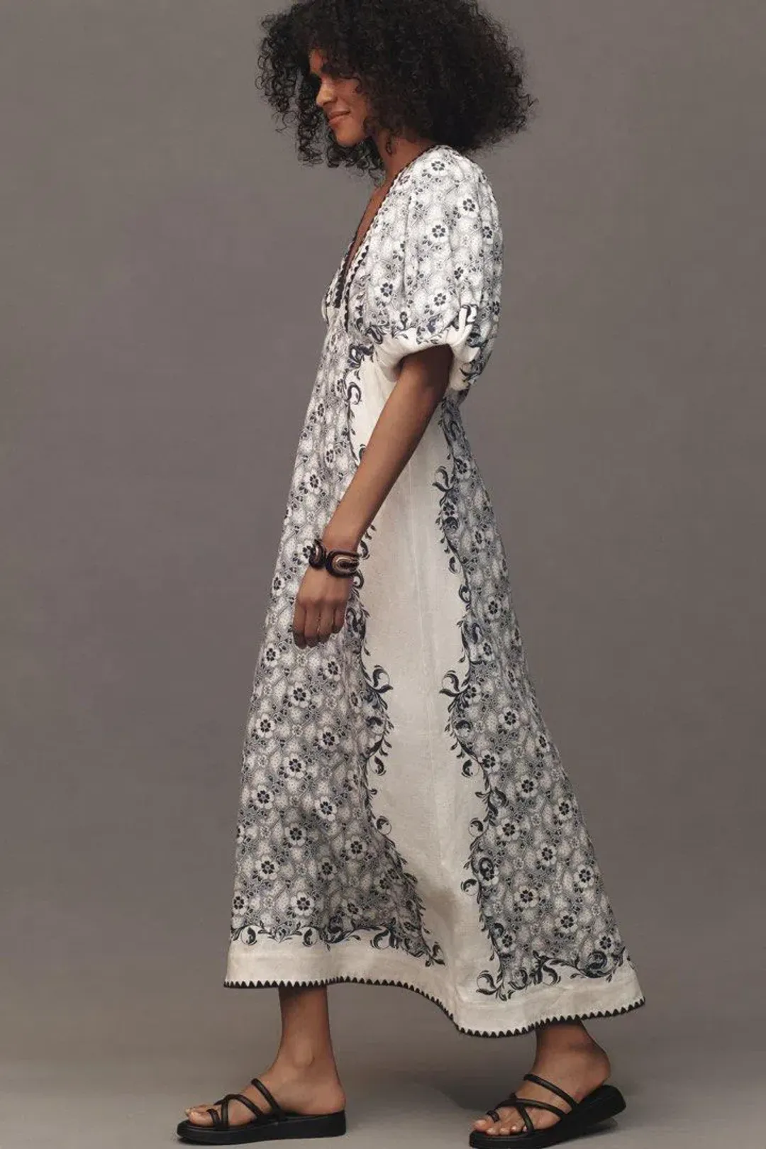 Alemais Airlie Midi Dress Floral Size 14 for rent on The Volte - main image