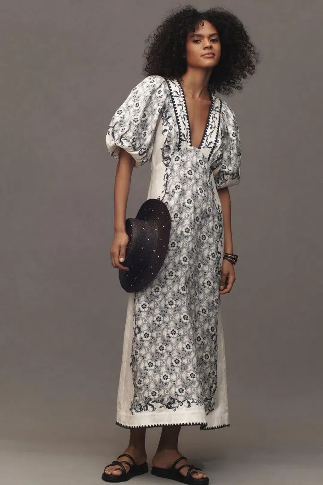 Alemais Airlie Midi Dress Floral Size 14 for rent on The Volte - main image