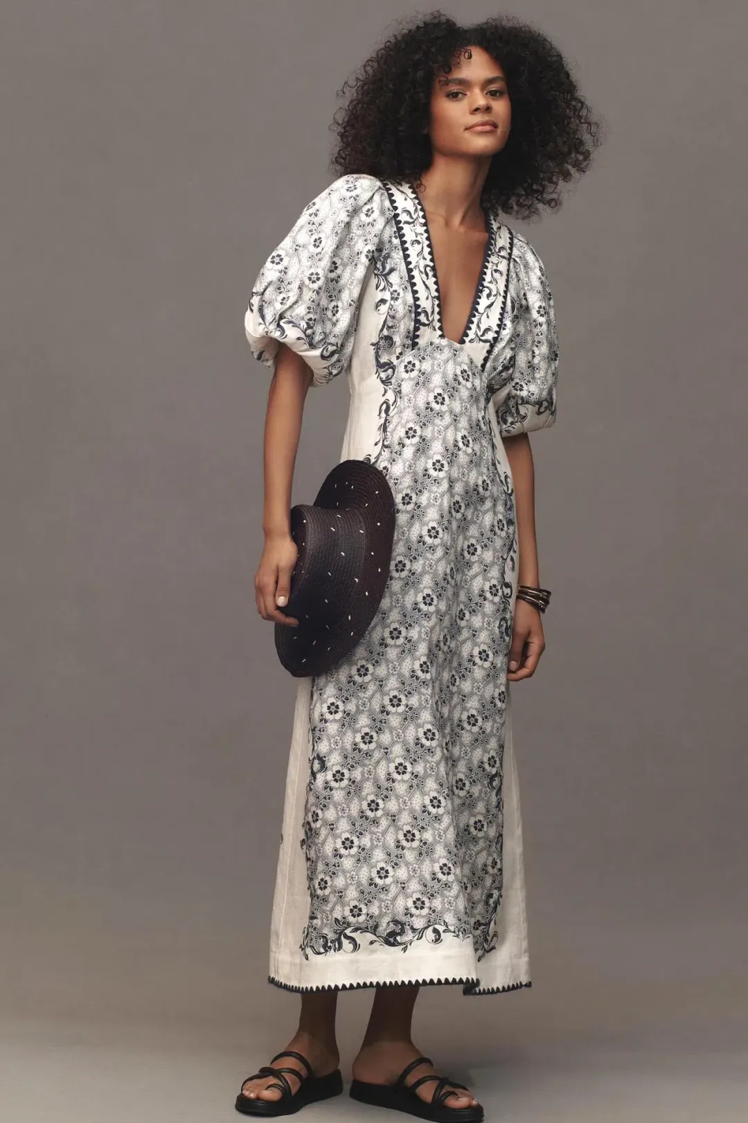 Alemais Airlie Midi Dress Floral Size 14 for rent on The Volte - main image