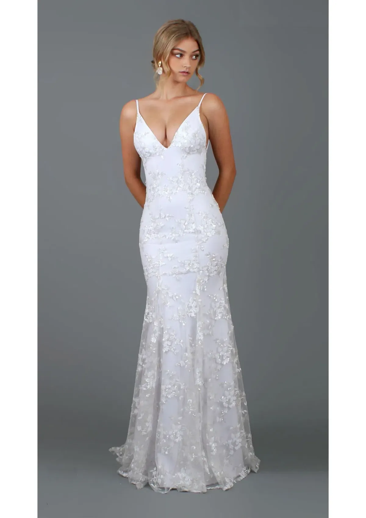 Studio Minc Adore Dress Off White Size 3 / AU 12 - Image 1