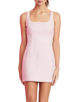 Bec & Bridge Check You Later Mini Dress Pink Size 10 for rent on The Volte - image 2