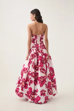 Aje Behold Maxi Dress Boldly Blooming Size 8 for rent on The Volte - image 3