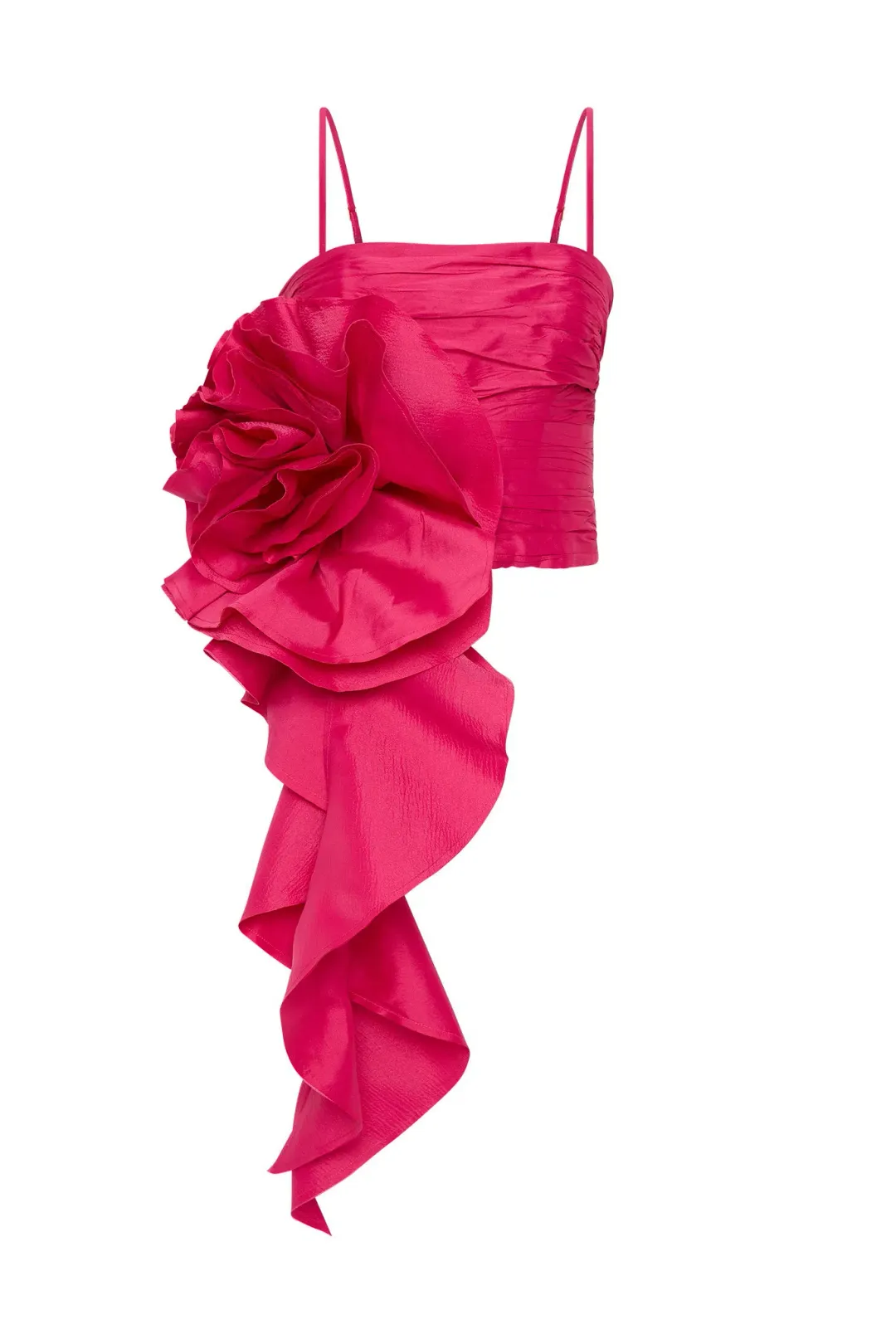Aje Potion Spiral Top And Mini Skirt Set Rich Magenta Size 8 for rent on The Volte - main image