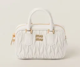 Miu Miu Arcadie Matelassé nappa leather mini-bag for rent on The Volte - image 1