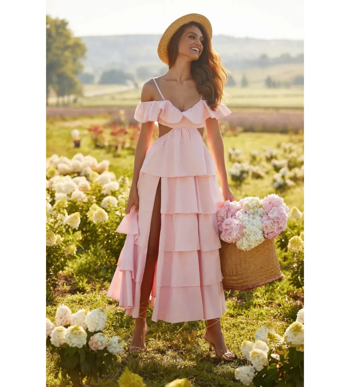 Alamour the label Lupita Dress Pink Size 8 for rent on The Volte - main image