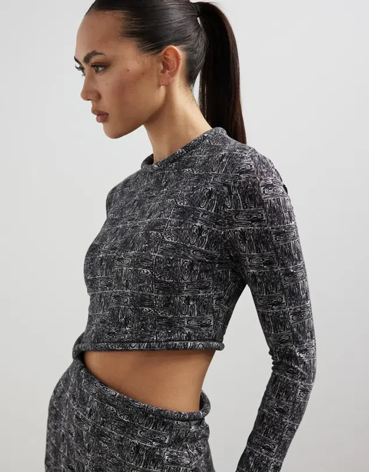 Camilla And Marc Cyrus Long Sleeve Mini Dress Grey Size 10 - Image 4