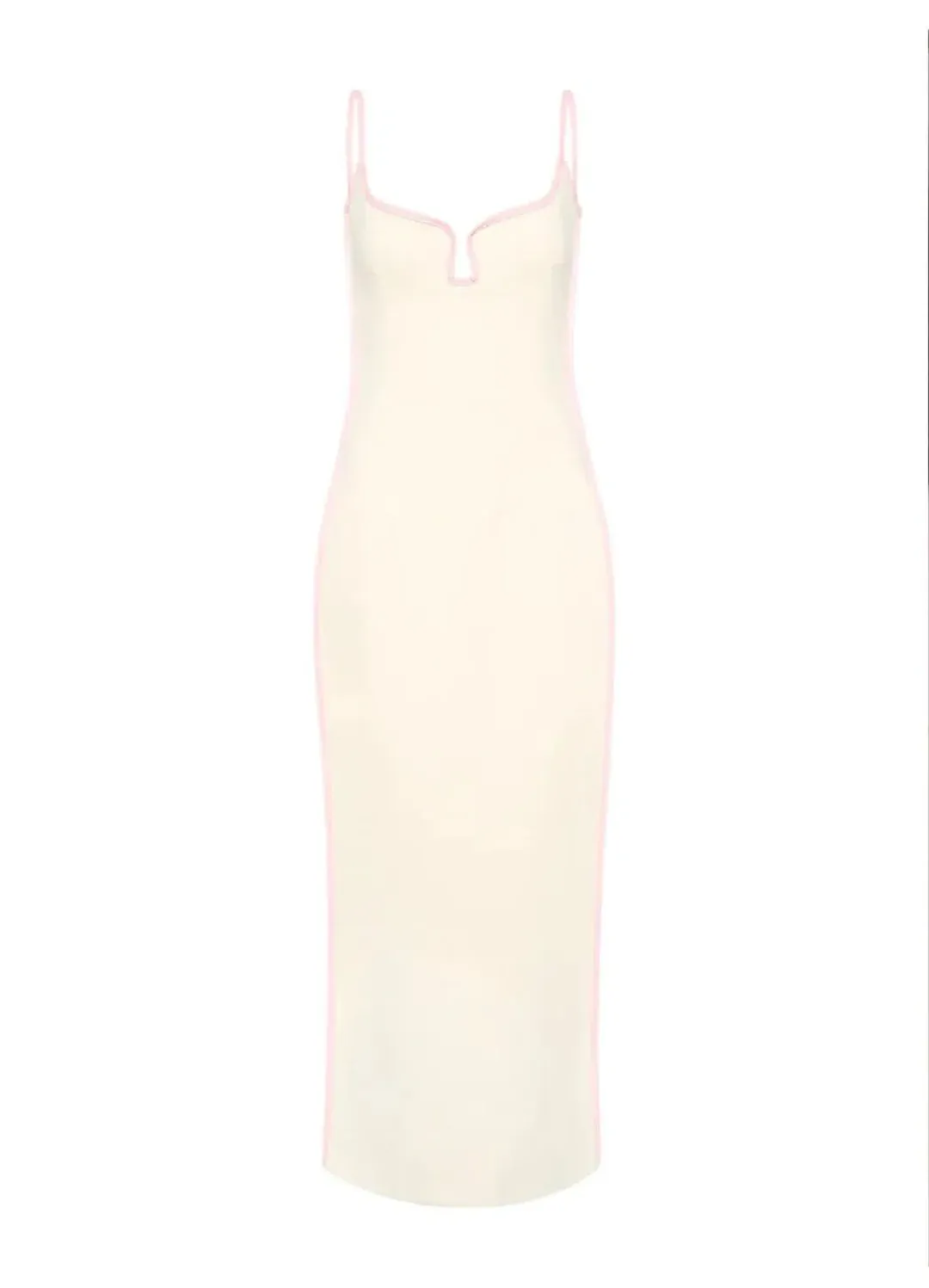 Paris Georgia Marlo Dress Cream /Bubblegum Pink Size S/Au 6 for rent on The Volte - main image