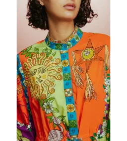 Alémais Tiger Shirtdress Multi Size 12 for rent on The Volte - image 2