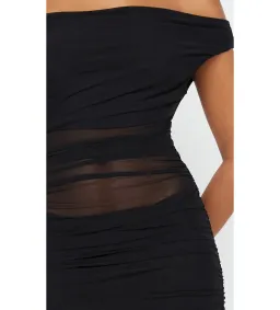 Bec & Bridge Pia Off The Shoulder Dress Black Size AU 6 for rent on The Volte - image 3