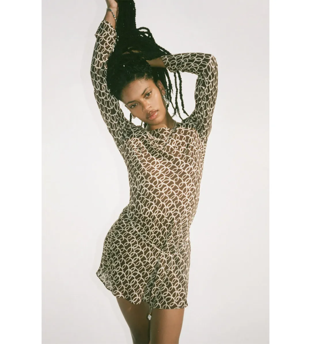 Realisation The Rainey Dress in Landline Size M / AU 10 for rent on The Volte - main image