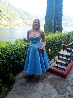 House of CB Mademoiselle Tulle Midi Dress Cinderella Blue Size M / AU 10 for rent on The Volte - image 5