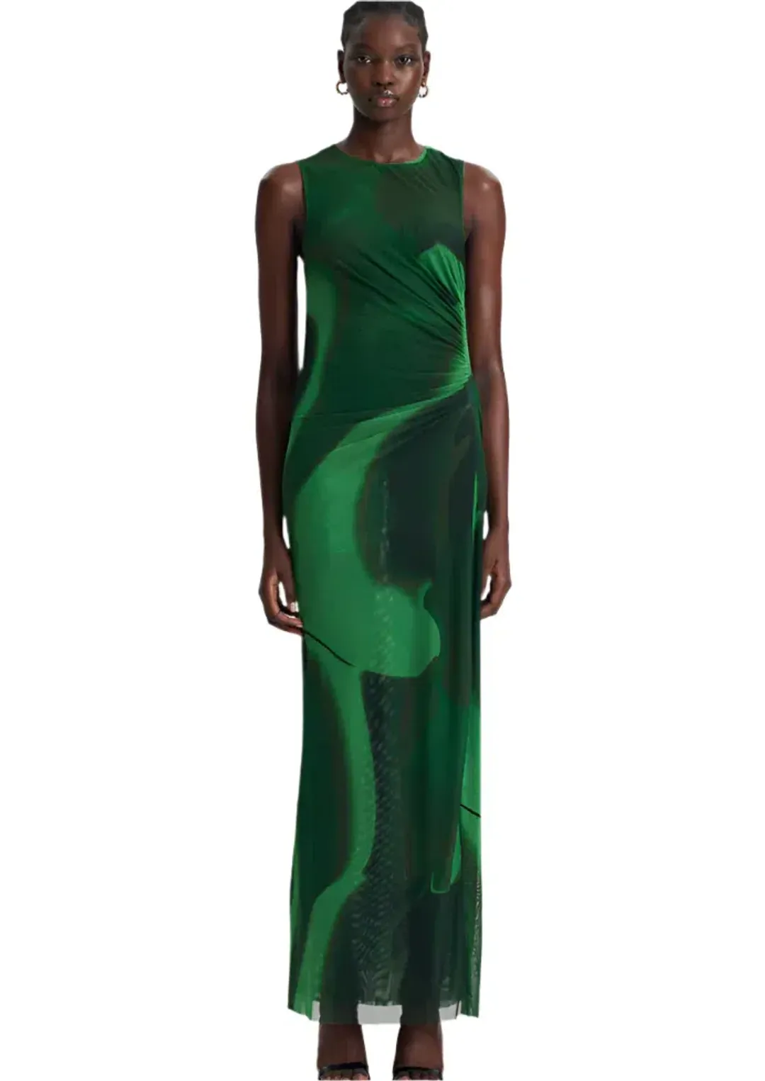 Scanlan Theodore Italian Watercolour Print Dress Safari Size 6 for rent on The Volte - main image