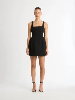Sheike x Mariam Seddiq Beck Mini Dress Black Size AU 10 for rent on The Volte - image 1