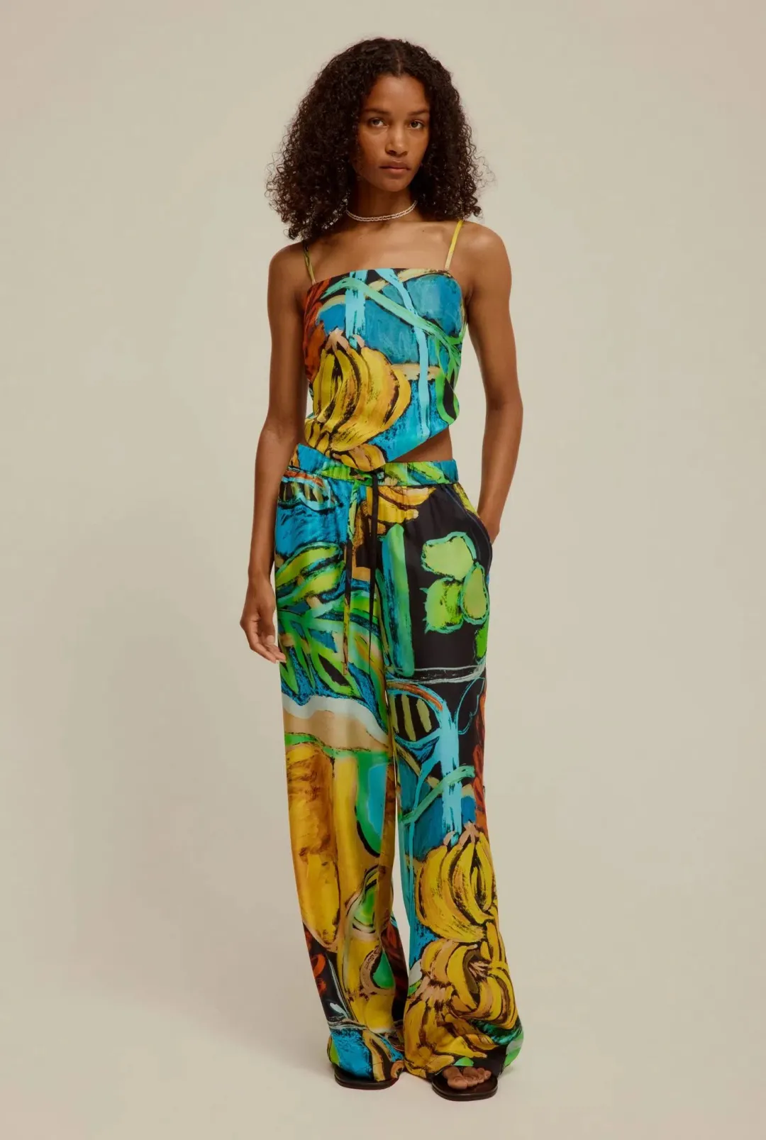 Venroy Jamaica Scene Top & Pant Set Print Size 8 for rent on The Volte - main image