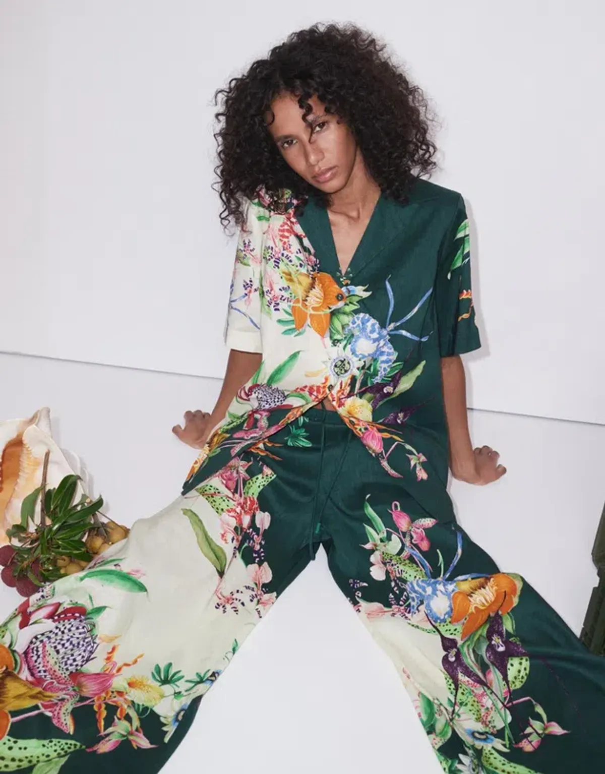 Alemais Aggie Shirt and Pants Set Floral Size 6 - Image 2