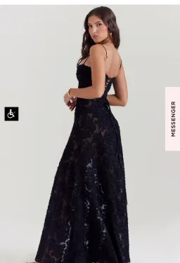 House of CB Seren Black dress Size S for rent on The Volte - image 3