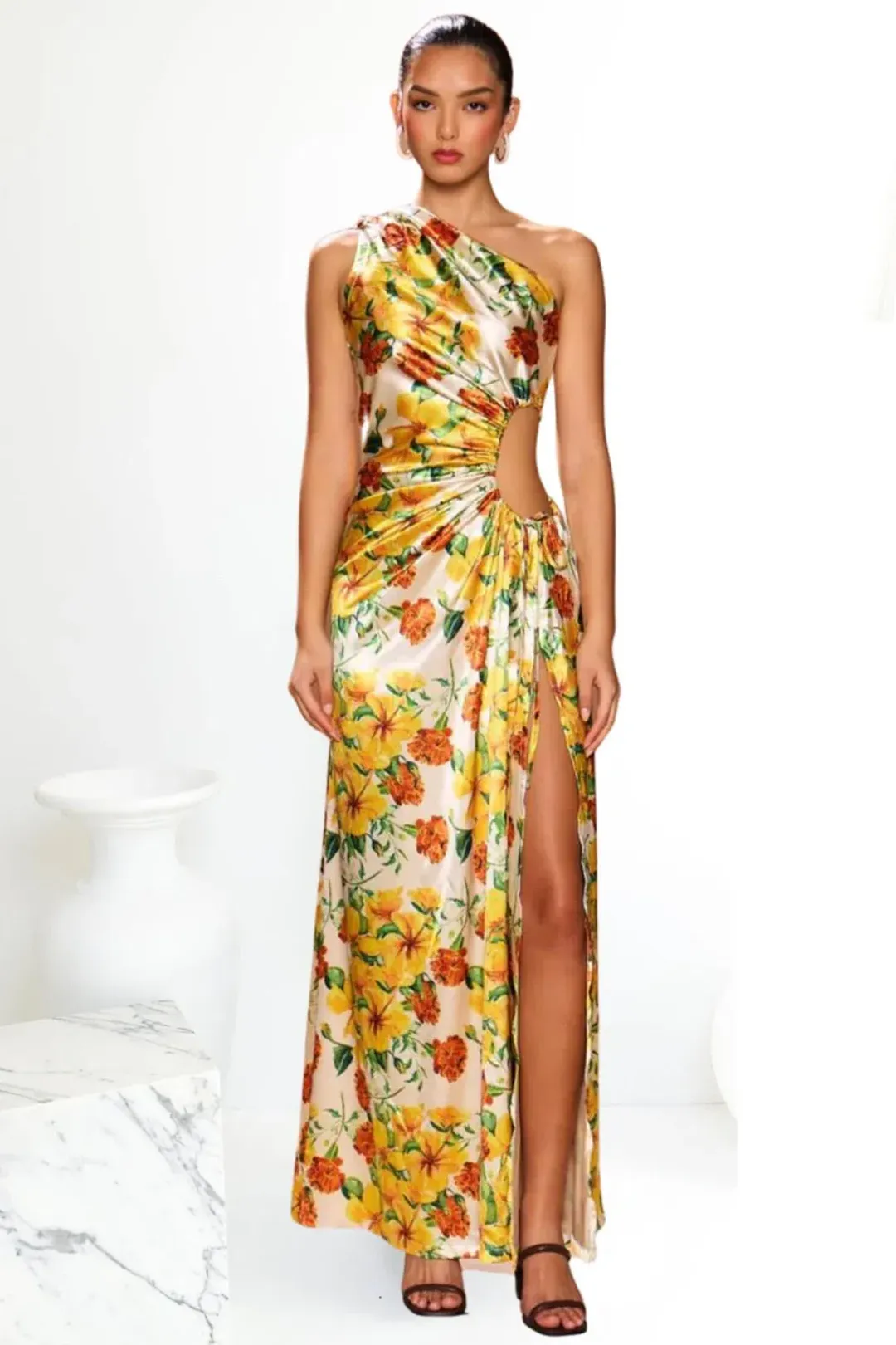 SONYA MODA Nour Yarden Floral Maxi Dress size 8 - RRP $380 for rent on The Volte - main image