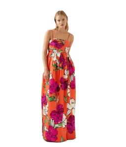 Aje Monument Tulip Maxi Dress Vivid Camellia Size 8 for rent on The Volte - image 1