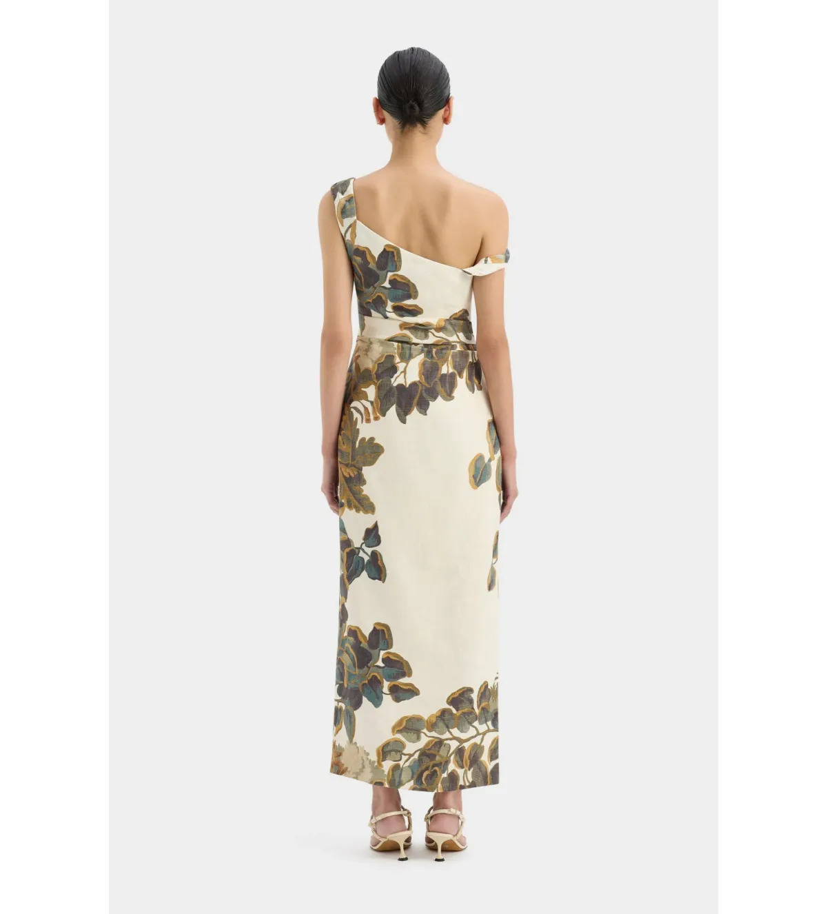 Sir The Label Evalita Twist Midi Dress Pine Valley Size 10 - Image 2