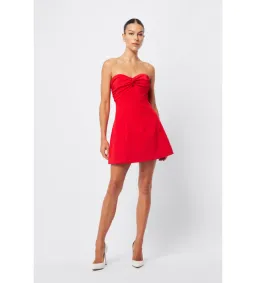 Mossman The Bitter Mini Dress Red Size 12 for rent on The Volte - image 2