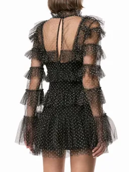 Alice McCall Tokyo Skies Mini Dress Black Size 8 for rent on The Volte - image 3