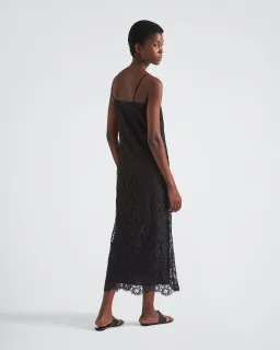 Prada Lace Midi Dress Black Size 36 / AU 4 for rent on The Volte - image 3