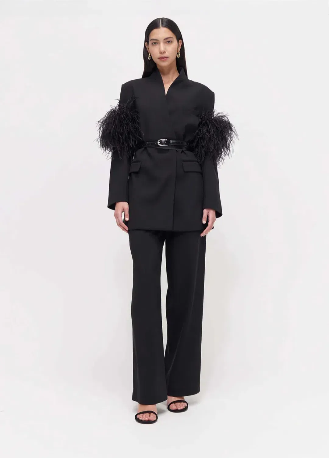 Rachel Gilbert Dani Jacket Mini Dress Black Size XS / AU 6 for rent on The Volte - main image