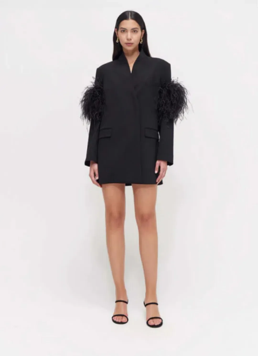 Rachel Gilbert Dani Jacket Mini Dress Black Size XS / AU 6 for rent on The Volte - main image