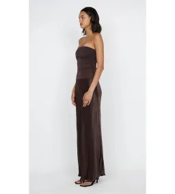 Bec & Bridge Dua Strapless Dress Dark Chocolate Size AU 6 for rent on The Volte - image 2