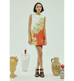 Alemais Sierra Mini Dress Multi Print Size 10 for rent on The Volte - image 1