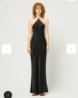 Maison essentiele halter neck dress Black S for rent on The Volte - image 1