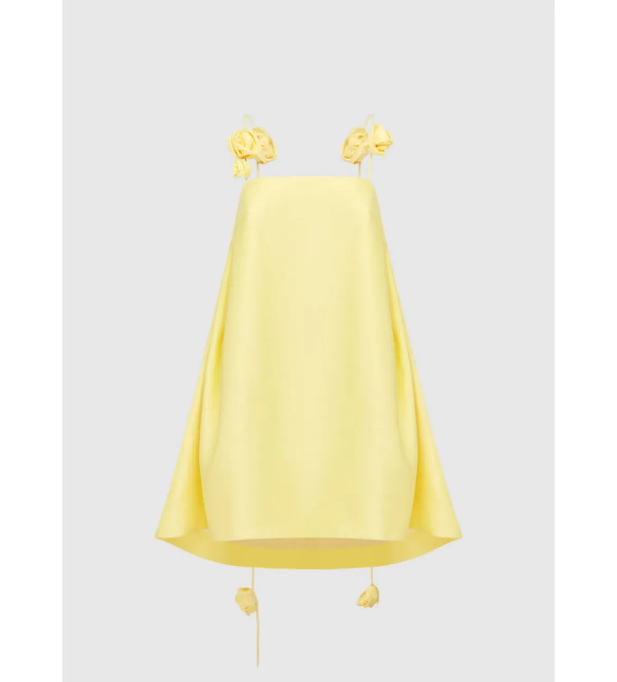 Leo Lin Fiona Rose Mini Dress Yellow Size 12 - Image 3